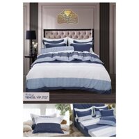 NỆM KIM CƯƠNG - Bộ chăn ga gối /drap lụa tencel VIP hoa chính hãng Nệm Kim Cương set 5 món