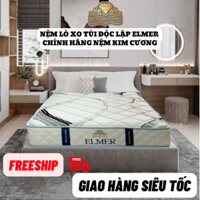 NỆM KIM CƯƠNG - Nệm lò xo túi độc lập ELMER, tiêu chuẩn khách sạn, êm ái, nâng đỡ, kháng khuẩn, bảo hành 10 năm