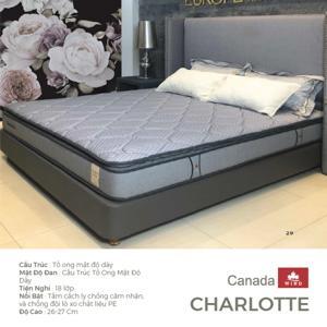 Nệm lò xo Canada Charlotte 180*200*27cm