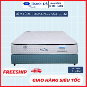 Nệm lò xo Kim Cương AsLing 4 sao
