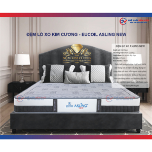 Nệm lò xo Kim Cương Eu.Coil Asling New
