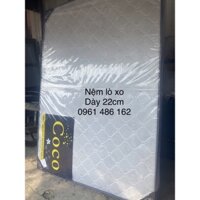 Nệm lò xo lien ket - 1m6x2m x22cm- bảo hành 5 năm- freeship hcm