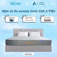 Nệm Lò Xo Túi Độc Lập Aroma Cool Coil 2 Viền - 100x200x24cm