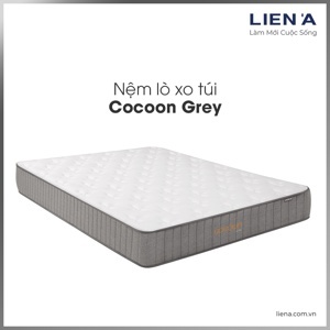 Nệm lò xo túi Liên Á Cocoon Grey (100x200x25)