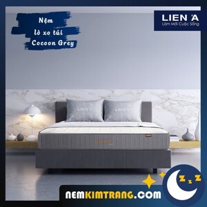 Nệm lò xo túi Liên Á Cocoon Grey (100x200x25)