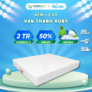 Nệm lò xo Vạn Thành RuBy 100x200x27cm