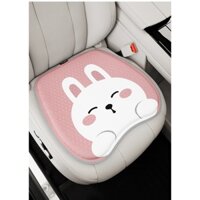 NỆM LÓT GHẾ NGỒI XE Ô TÔ, GIA ĐÌNH, SOFA, VĂN PHÒNG, ÊM ÁI, THOẢI MÁI, THOÁNG KHÍ HÌNH GẤU NÂU, THỎ HỒNG DỄ THƯƠNG