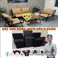 Nệm lót ngồi bệt, lót ghế salon, lót ghế cafe 40 x40 x5 phân màu tự chọn