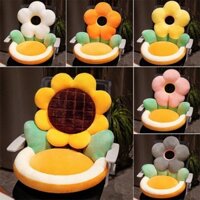 Nệm lót ngồi hình hoa hồng hướng dương đệm ngồi bệt gối ôm dựa lưng sofa mây xích đu gỗ phụ kiện trang trí (Mã 02)