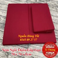 Nệm Lót Ngồi Thiền MANDALA 70x70x5cm - Ruột Nệm Siêu Bền, Đàn Hồi Cao BH 12 Tháng.