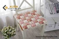 Nệm Lót Ngồi Vintate Hồng