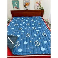 Nệm lót sàn- lót nệm đa năng coton 100% mềm mát giặt máy được