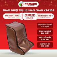 Nệm Massage KENSONIC KS-F205 Đá Đen Nóng Tourmaline, Sưởi Ấm Chân, Thải Độc Tố, Lưu Thông Máu Giảm Nhức Mỏi
