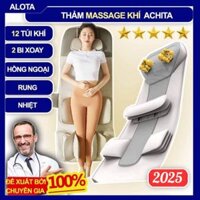 Nệm massage toàn thân ACHITA N25 12 túi khí xoa bóp toàn thân hỗ trợ giảm đau mỏi căng cứng cơ, máy massage cao cấp