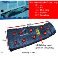Nệm massage toàn thân cho giường gội đầu