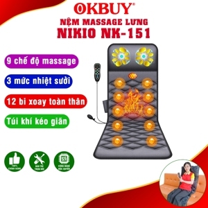 Nệm massage toàn thân Nikio NK-151