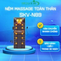 Nệm massage toàn thân SKV-N89, xoa bóp đảo chiều hồng ngoại, 9 chế độ mát xa, 10 động cơ rung giảm đau mỏi cơ thể