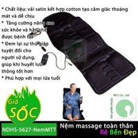 Nệm mát xa toàn thân tại gia - tinh thần sảng khoái cả ngày - NDHS-5627-NemMTT