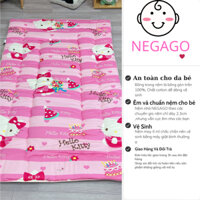 Nệm Mỏng Cho Bé Sơ Sinh Dày 2,3cm Không Võng Lưng Bé |NEGAGO|