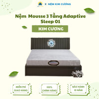 Nệm Mousse 3 Tầng Adaptive Sleep 01 Kim Cương