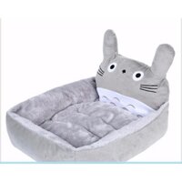 nệm nằm cho bé hình toroto xám size lớn (đầu thú)