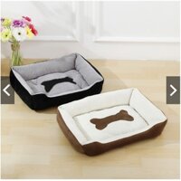 NỆM NẰM, NỆM Ổ NẰM CAO CẤP HÌNH CHỮ NHẬT DÀNH CHO CHÓ MÈO DƯỚI 6KG SIZE 30*45*15cm