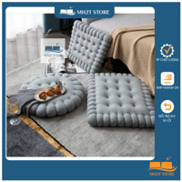 Nệm ngồi ,bệt ngồi tựa ghế sofa hình bánh quy kt 40x45 MH2T STORE