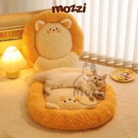 Nệm thảm cho chó mèo hình gấu bông mềm