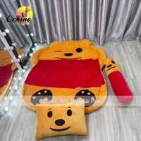 Nệm Thú Bông Cho Bé Mẫu  Gấu Pool Đáng Yêu ( Ảnh Thật)