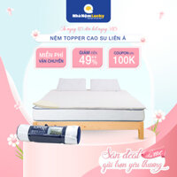 Nệm Topper Cao Su Liên Á - Thông Thoáng, Êm Ái - 160x200 Dày 2,5cm