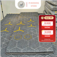 Nệm Topper cao su Non Độ Dày 6cm đàn hồi và co dãn cao,êm ái thoáng Khí Không xẹp lún Pi Bedding - Giá tại xưởng
