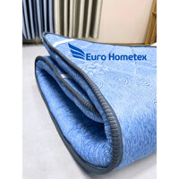 Nệm Topper Cao Su Non Màu Xanh Nhạt Cao Cấp Tấm Topper Trải Sàn Độ Dày 5- 7cm (Tặng Ga Cotton) (Ship hỏa tốc HCM)