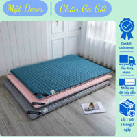 Nệm Topper Điều Hoà Thun Lạnh Thế Hệ Mới Dày 4cm cao cấp kháng khuẩn trải giường trải sàn tiện lợi