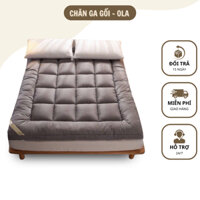 Nệm topper nhật, đệm topper bông tấm trải sàn tiện nghi kích thước 1m2x2m, 1m4x2m, 1m6x2m, 1m8x2m, 2m2x2m dày 6-8cm