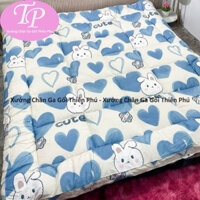 Nệm Topper Nhỡ Cỡ - Nệm Giường Đơn Nệm Topper Văn Phòng Nệm Ký Túc Xá Dày 6-7cm