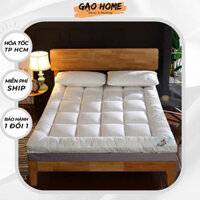 Nệm Topper, Tấm Làm Mềm Nệm Chất Liệu Cotton, Bông Dày Dặn, Hàng Tiêu Chuẩn Khách Sạn - Gạo Home