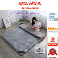 Nệm Topper Thảo Dược Trị Đau Nhức Mỏi Lưng. Nệm topper đa năng gấp gọn 5cm siêu êm thoáng khí đủ kích thước