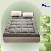 NỆM TOPPER Trần Bông Loại Thường Dày Dặn Ấm Áp, Đệm Topper Trải Sàn, Nệm Văn Phòng