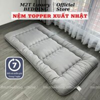 Nệm Topper Xuất Nhật Dày 9cm Gấp Gọn Đa Năng Đệm Chính Hãng M2T BEDDING