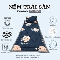 Nệm văn phòng 80*200cm - Nệm trải sàn hỗ trợ lưng, thoáng khí, dễ gấp gọn và vệ sinh