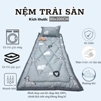 Nệm văn phòng 80*200cm - Nệm trải sàn hỗ trợ lưng, thoáng khí, dễ gấp gọn và vệ sinh