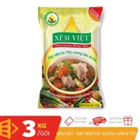 [Nêm Việt] Horeca gói 3KG hạt nêm thịt xương hầm và tủy thơm ngon siêu tiết kiệm