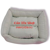 Nệm vuông dù 2 lớp , có size lớn cho chó đến 20kg