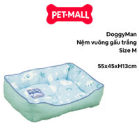 Nệm vuông gấu trắng Doggyman Size M - 55cmx45cmxH13cm Petmall