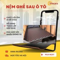 Nệm xe hơi nằm ngủ gấp gọn bằng da cao cấp, đệm ô tô ghế sau cho xe 4 5 7 chỗ và bán tải dài 1m2 không cần bơm