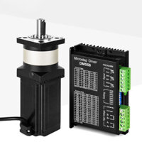 Nema 23 Hybrid Stepper Motor Robot Hộp số hành tinh công nghiệp Xoắn ốc 2 tốc độ tăng