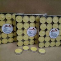 nến bơ tealight nhôm (hộp 100 viên)