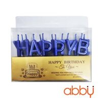 Nến chữ Happy Birthday (màu ngẫu nhiên)