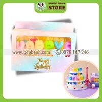 Nến chữ Happy brithday mix