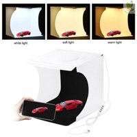 Nền Chụp Ảnh PULUZ Mini Gấp Lightbox Chụp Ảnh Studio Đèn LED Bảng Điều Khiển Hộp Mềm Ảnh Nền Bộ Came-211